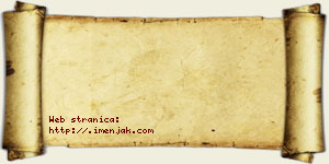 Tina Isaković vizit kartica